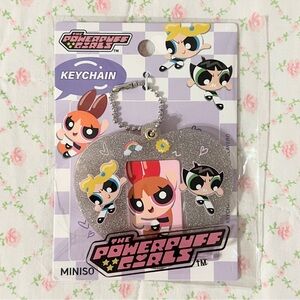 Powerpuff Girls Glitter Frame Keychain